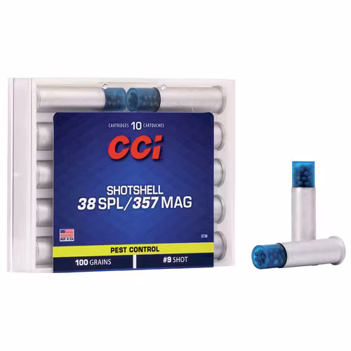 CCI - Pest Control Shotshell - .38 SPL/357 Mag - 9 Shot - 10/Box
