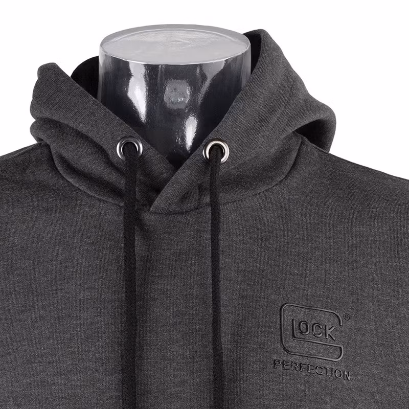 Glock - Sweatshirt Hooded Perfection charcoal grey