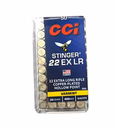 CCI - Stinger - 22 EX LR - Copper-Plated - HP - 32gr - 50/Box