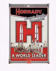 Hornady - Tin Vintage Sign