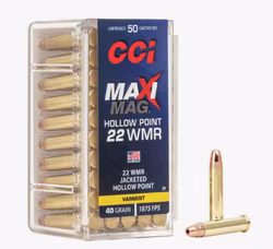 CCI - 22 WMR - Maxi-Mag - JHP - 40gr - 50/Box