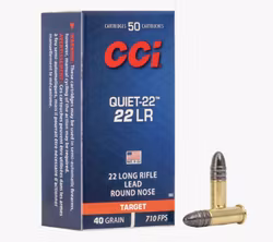 CCI - 22 LR - Lead Round Nose - Quiet-22 - 40gr - 50/Box