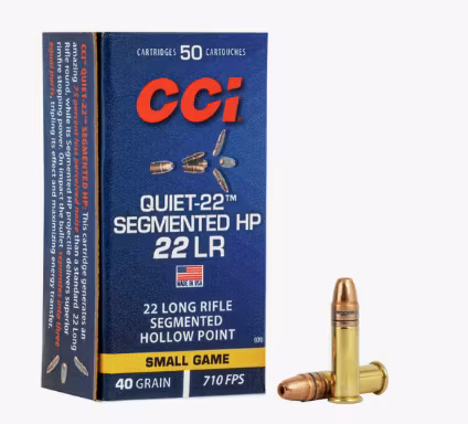 CCI - 22 LR - Segmented - HP - Quiet-22 - 40gr - 50/Box