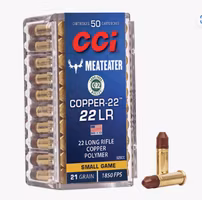 CCI -  Rimfire Ammunition 22 LR Copper-22 Copper-Polymer HP 21gr 50/Box