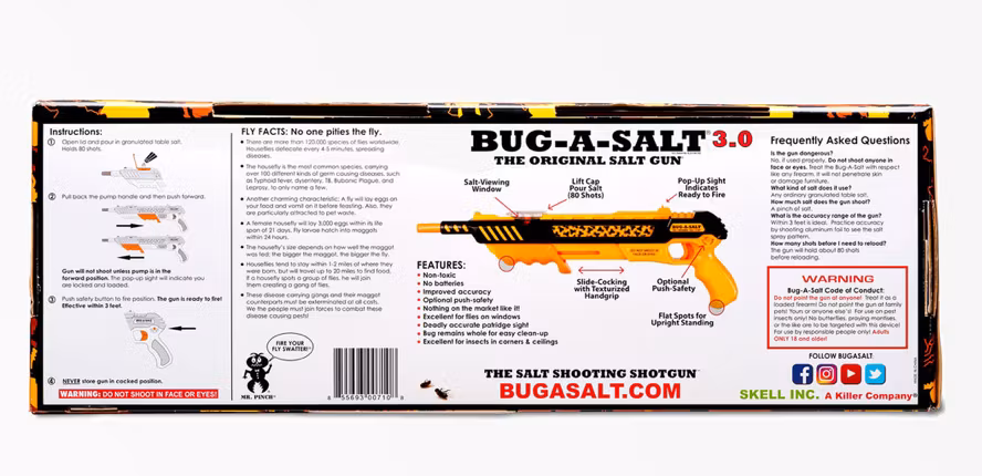 Bug-a-salt - Orange Cruch edition 3.0