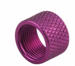 Barrels End - Aluminum 1/2x28 Threaded Protector Nut - Purple