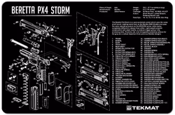 TekMat - Gun Cleaning Bench Mat - Beretta PX4