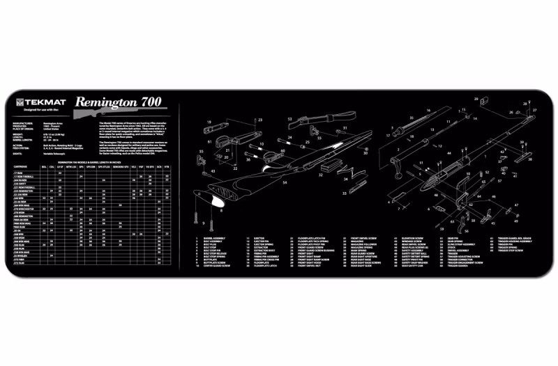 TekMat - Gun Cleaning Bench Mat - Remington 700