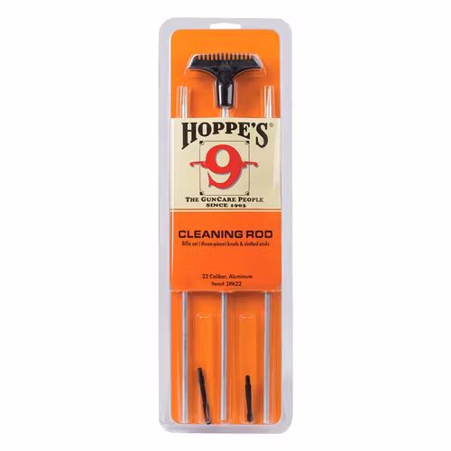 Hoppe's - Läskstångskit Aluminium Kal .22 & .30 Jag/öga (3-delad)