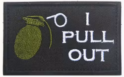 Pull out - Svart - Patch