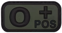 Blodgrupp O+ Pos - PVC