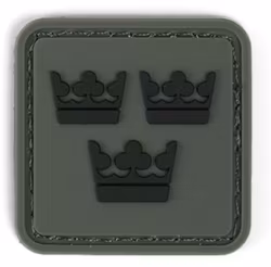 3D Patch - Tre Kronor - PVC - Grey