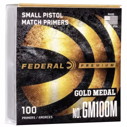 Federal - Gold Medal Centerfire Small Pistol Primer Clam - No 100