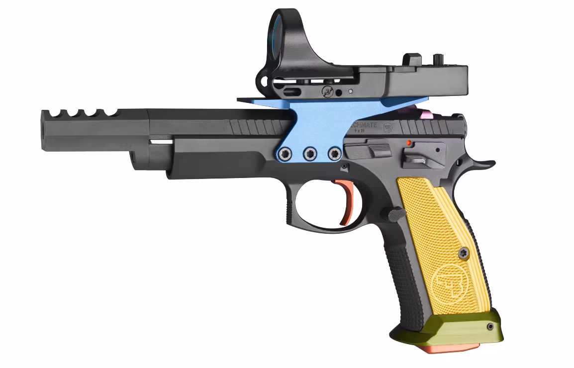 CZ - CZ TS Czechmate Parrot Open 9x19 - UTGÅTT