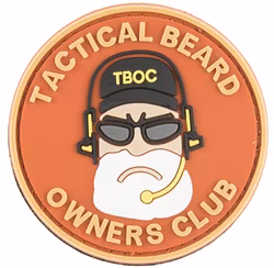 Tactical Beard Owners Club - PVC Patch
