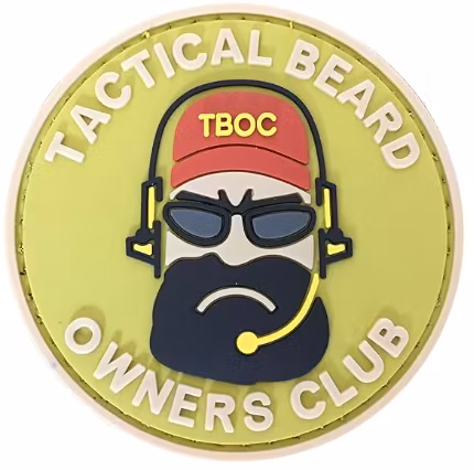 Tactical Beard Owners Club - PVC Patch