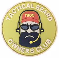 Tactical Beard Owners Club - PVC Patch