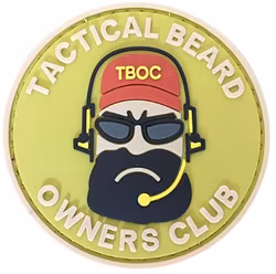 Tactical Beard Owners Club - PVC Patch