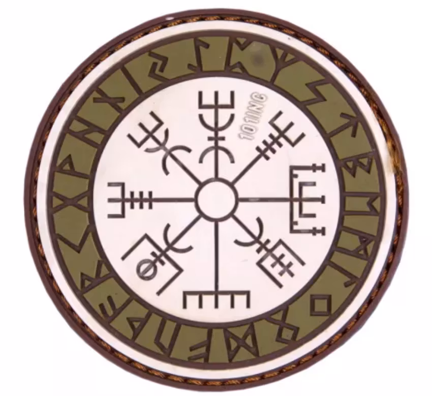 3D Patch - Runsköld Vegvisir Forrest - PVC