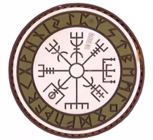 3D Patch - Runsköld Vegvisir Forrest - PVC