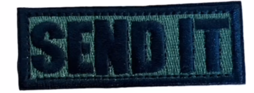 Send it - Green - Small - Patch