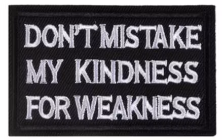 Weakness - Black - Patch