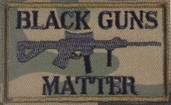 Black guns matter - Camo - Patch