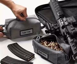 Ammo Brass Pouch - Grå - Large