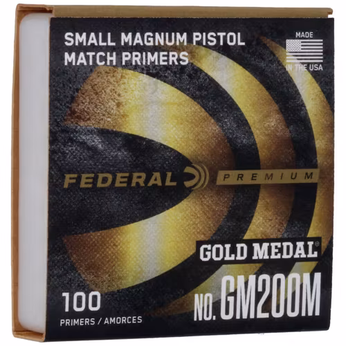 Federal - Gold Medal Centerfire - Small Magnum Pistol Primer - No 200 Clam