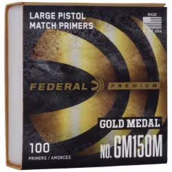 Federal - Gold Medal Centerfire Large Pistol Primer -  No 150 Clam