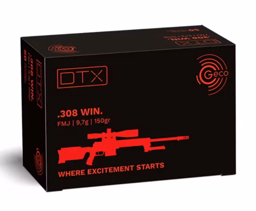 Geco - DTX - 308WIN FMJ - 150gr/9,7g