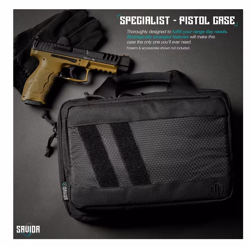 Savior Equipment - Specialist Double Pistol Case - Svart