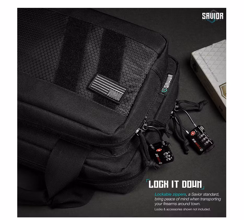 Savior Equipment - Specialist Double Pistol Case - Svart