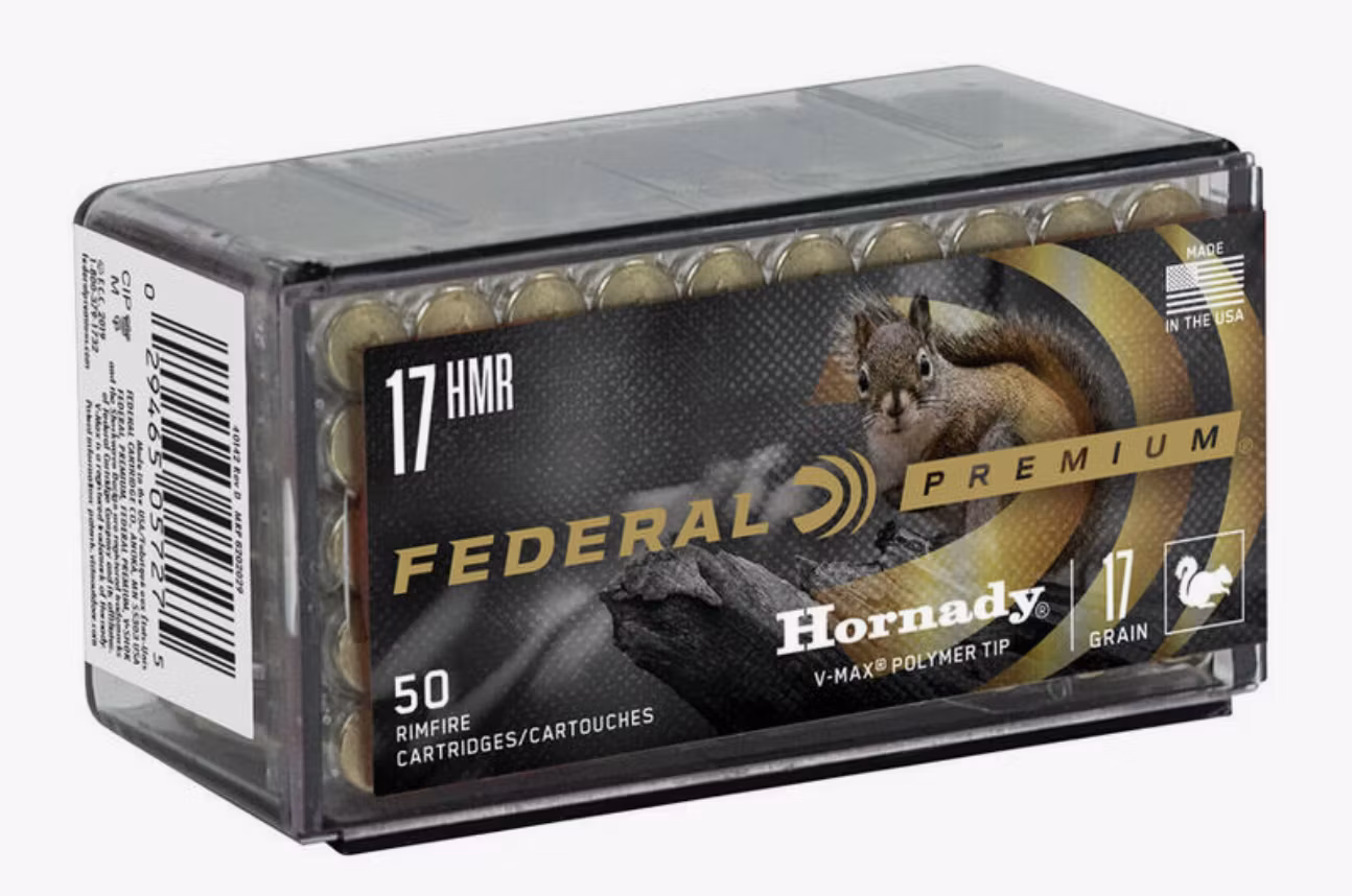 Federal - Varmint & Predator Ammo 17 HMR Hornady V-Max® 17gr - 50/Box