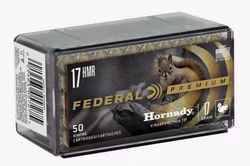 Federal - Varmint & Predator Ammo 17 HMR Hornady V-Max® 17gr - 50/Box