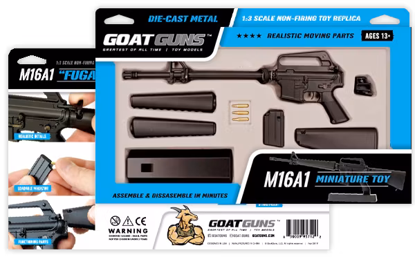 GoatGuns - Mini M16A1 - Svart