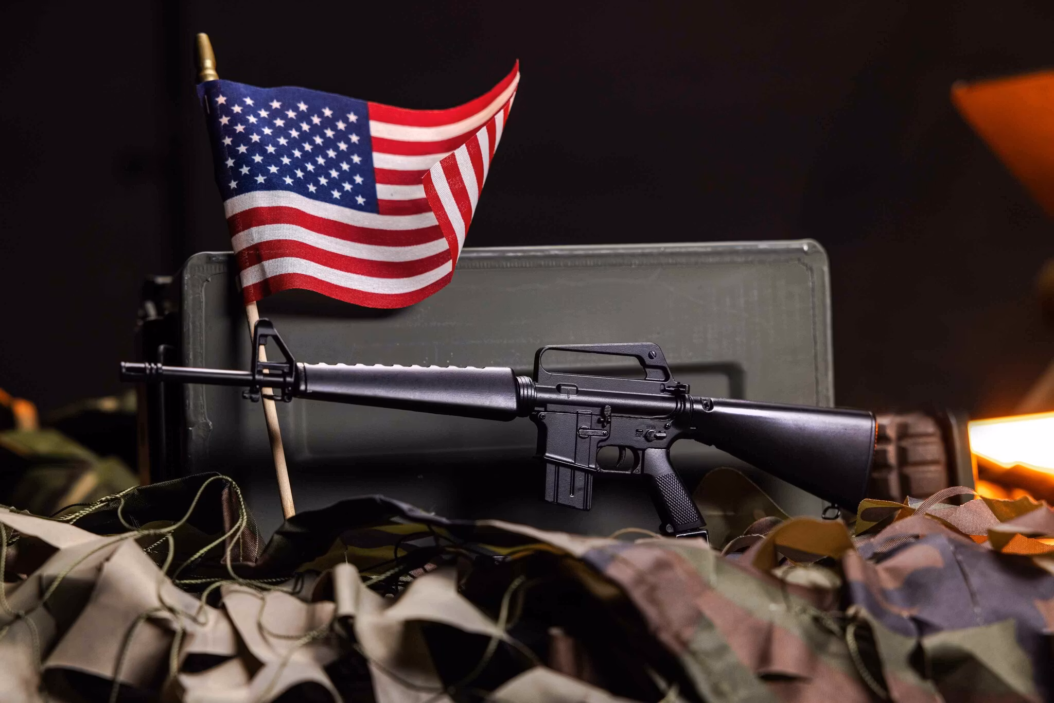 GoatGuns - Mini M16A1 - Svart