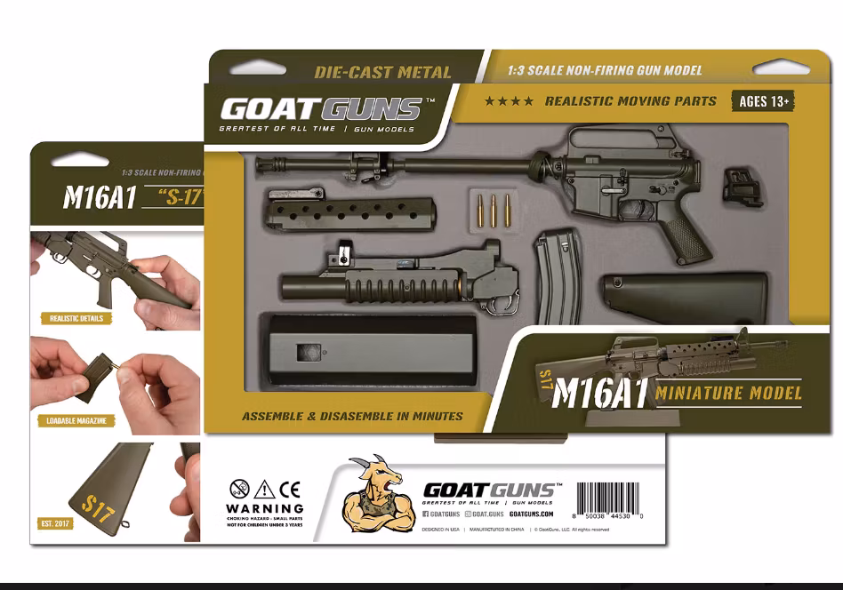 GoatGuns - M16A1 Grenadier Model - Grön