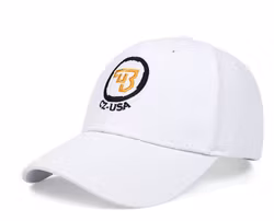 CZ - Keps - Logo CZ-USA - Vit