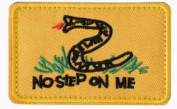 No step on me - Gul- Patch