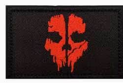 Ghost  - Röd - Patch