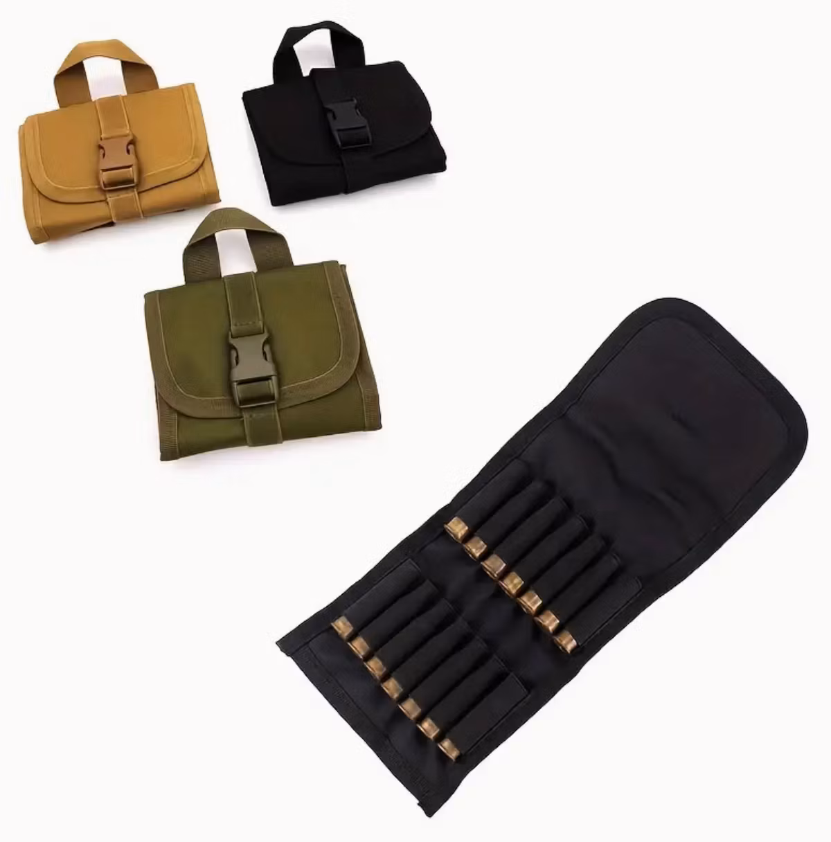 14-Rounds Ammunitionsväska med MOLLE-system - Svart