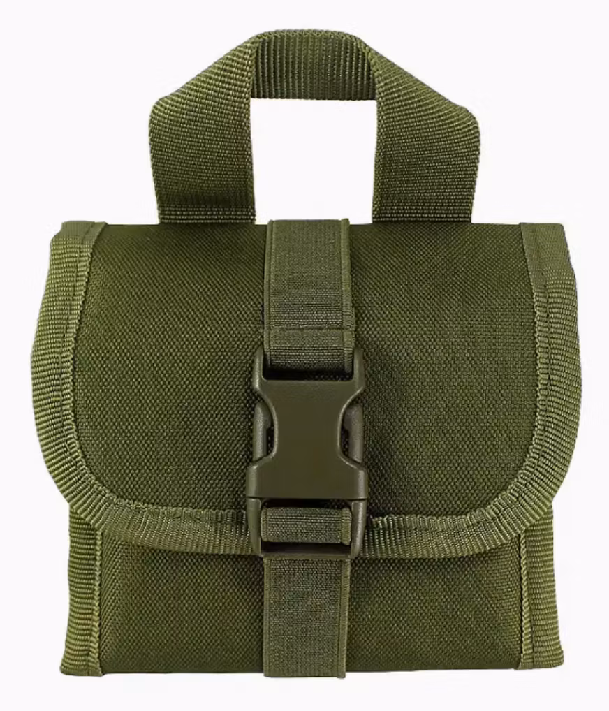 14-Rounds Ammunitionsväska med MOLLE-system - Grön