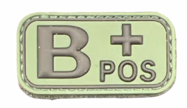 Blodgrupp B+ Pos - PVC