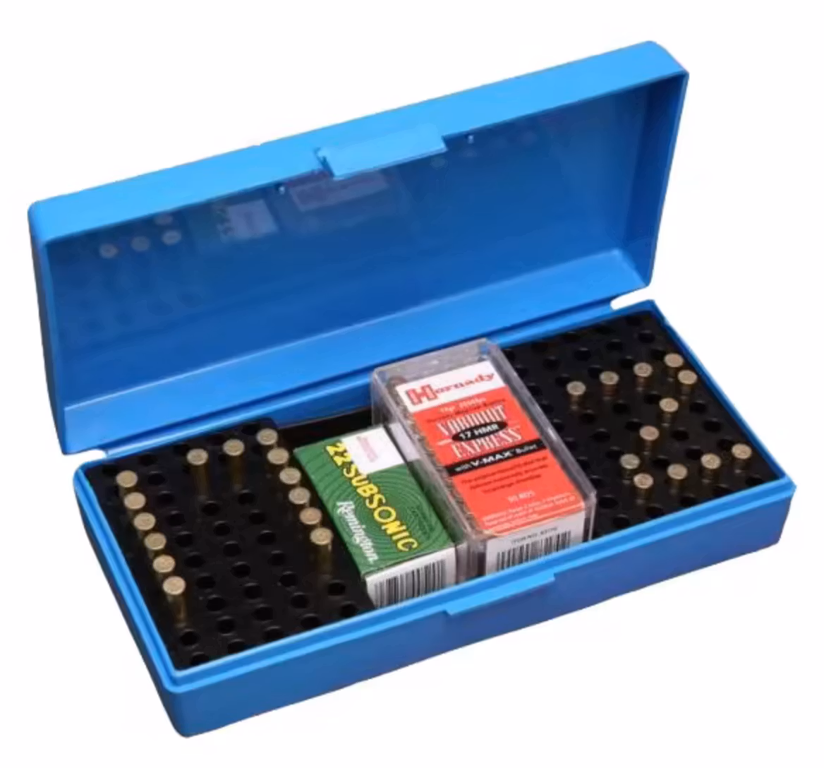 MTM - Ammo box Case-gard SB-200 - .22lr - 25ACP - 100rd - Blå