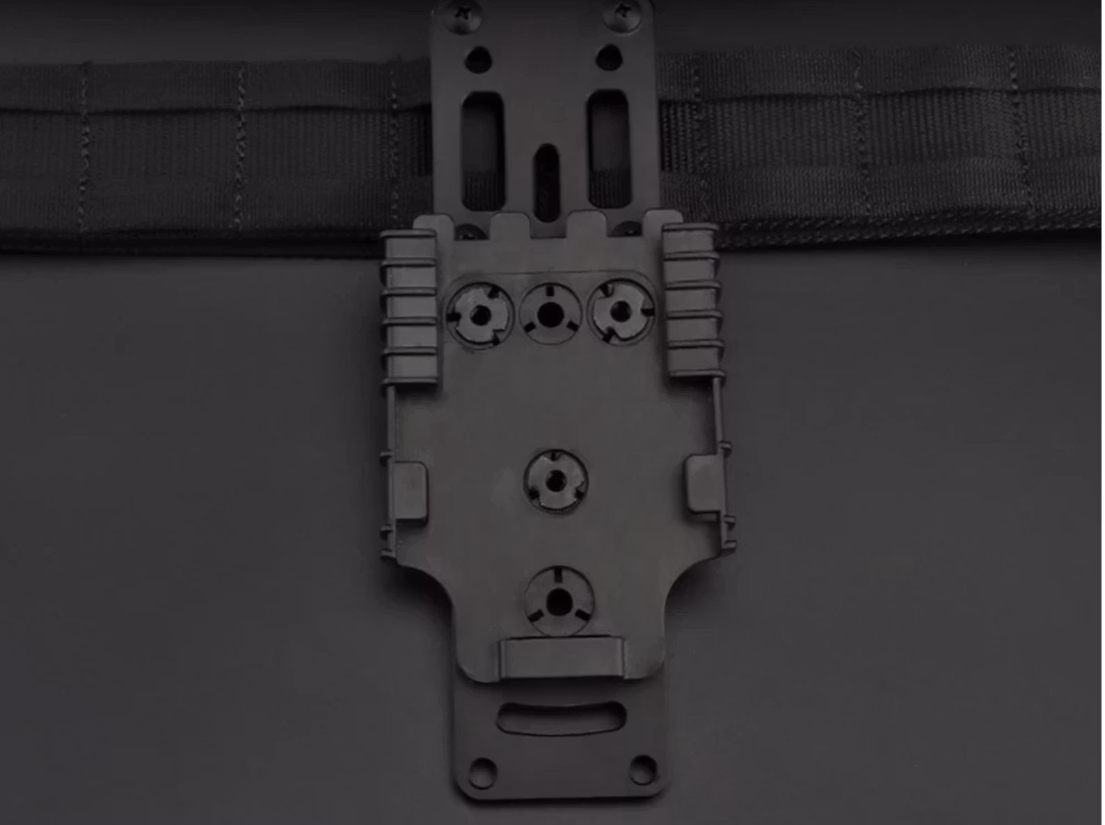 Metal Modular Pistol Holster Adapter - QLS Platform - Svart