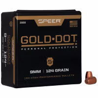 Speer - Gold dot bullets - 9mm - .355 - HP - 124gr - 100 st