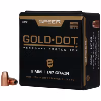 Speer - Gold dot bullets - 9mm  (.355) HP - 147gr - 100 st