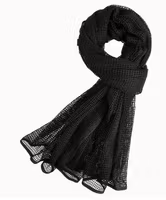 Sniper Veil Camo Scarf - Svart