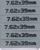 7,62 x 39mm  Magasin Markeringsband - Grå - Svart